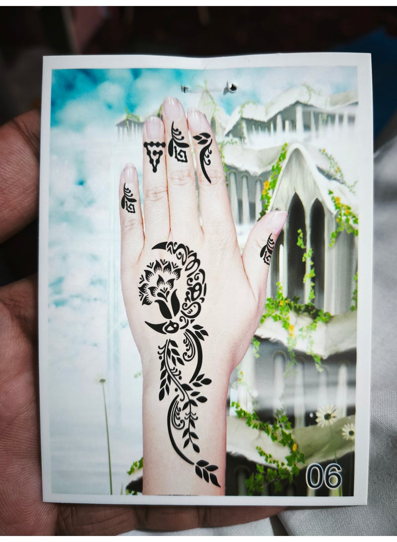 قالب تصميم حناء رمضاني وعيد الفطر لليدين - Image 2